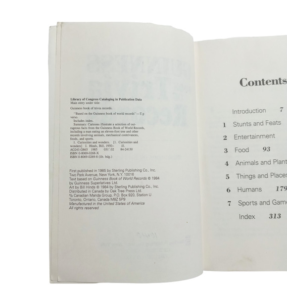 Guinness Book of Trivia 1985 Facts Feats Cartoons Animals Sports Records VTG - Picture 5 of 11